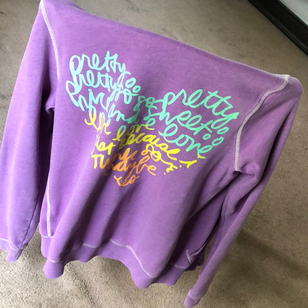 Victoria Secret Purple Zip Up